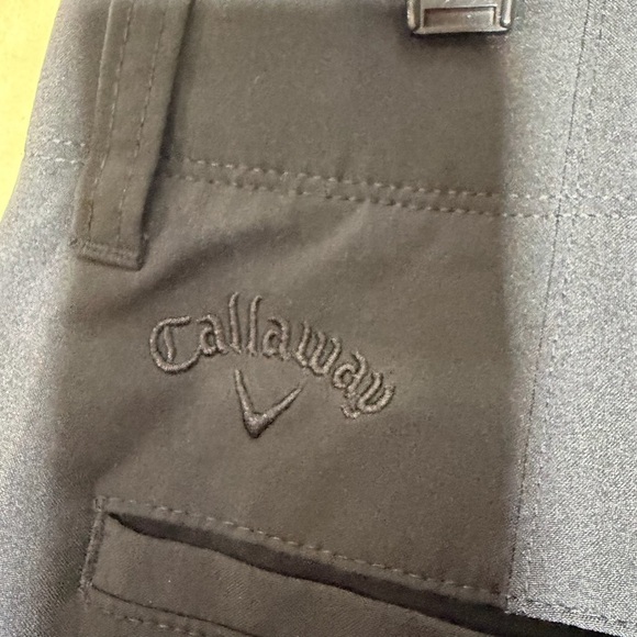 Callaway Men’s Golf Shorts Size 34 Navy Blue Stretch Performance Fabric - Picture 6 of 9